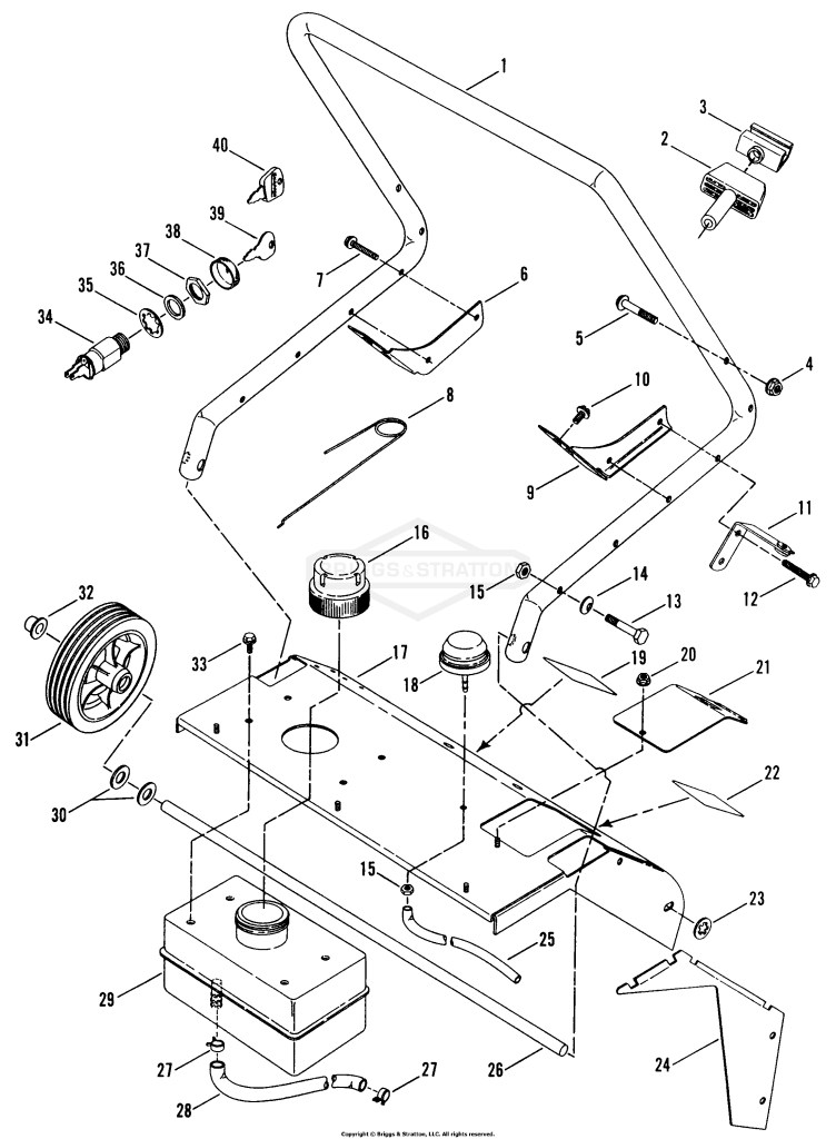 Control Panel, Lower Handle