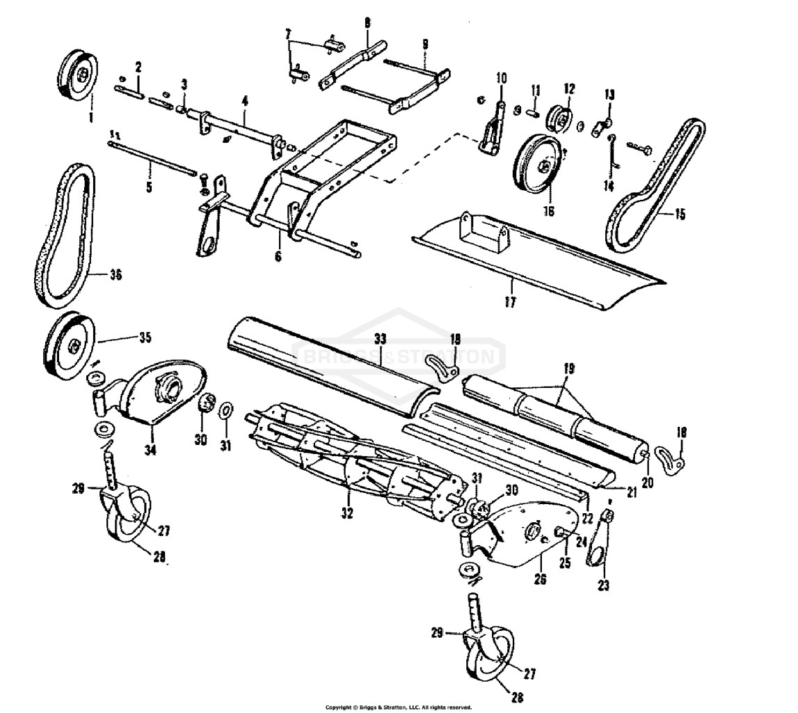 Lawn Mower Group - 20 Reel Type (3553I01)