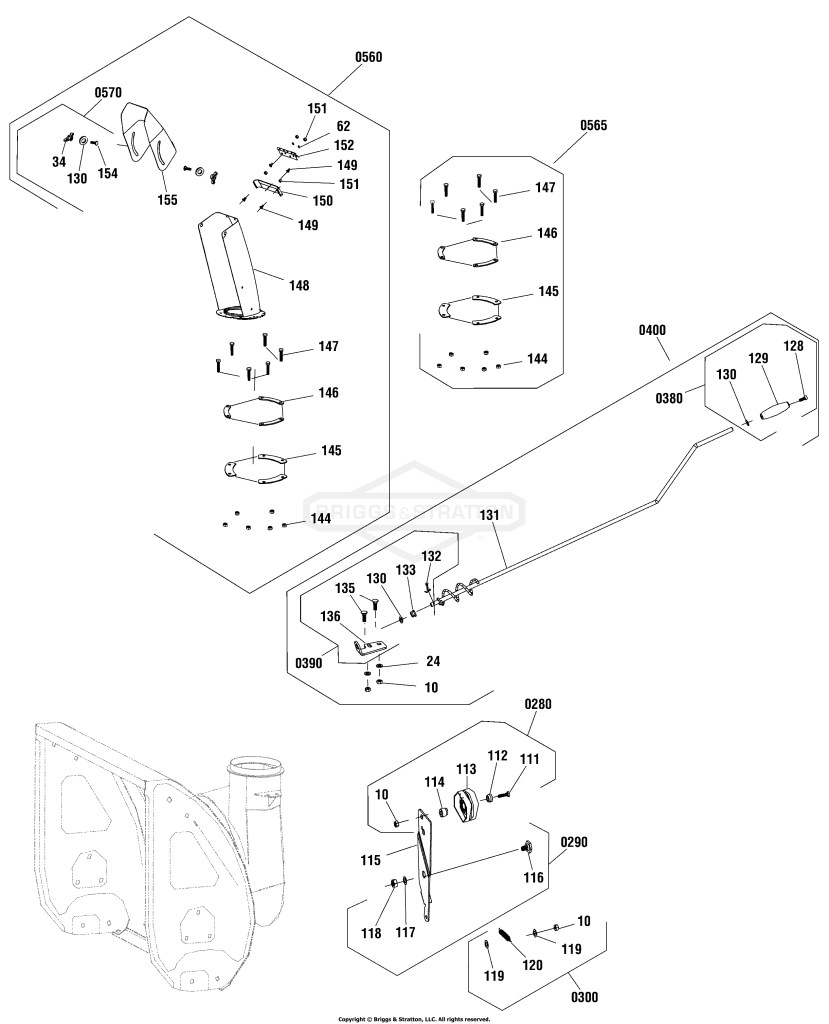 Discharge Chute Group