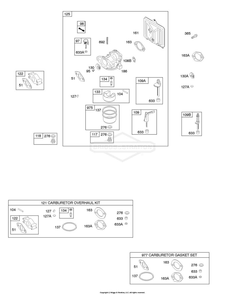 Carburetor, Carburetor Gasket Kits