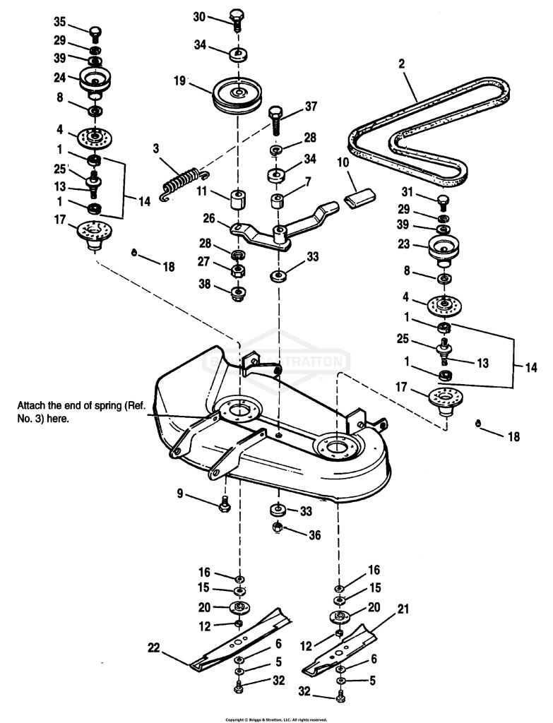 34 Mower Deck-Drive & Arbors