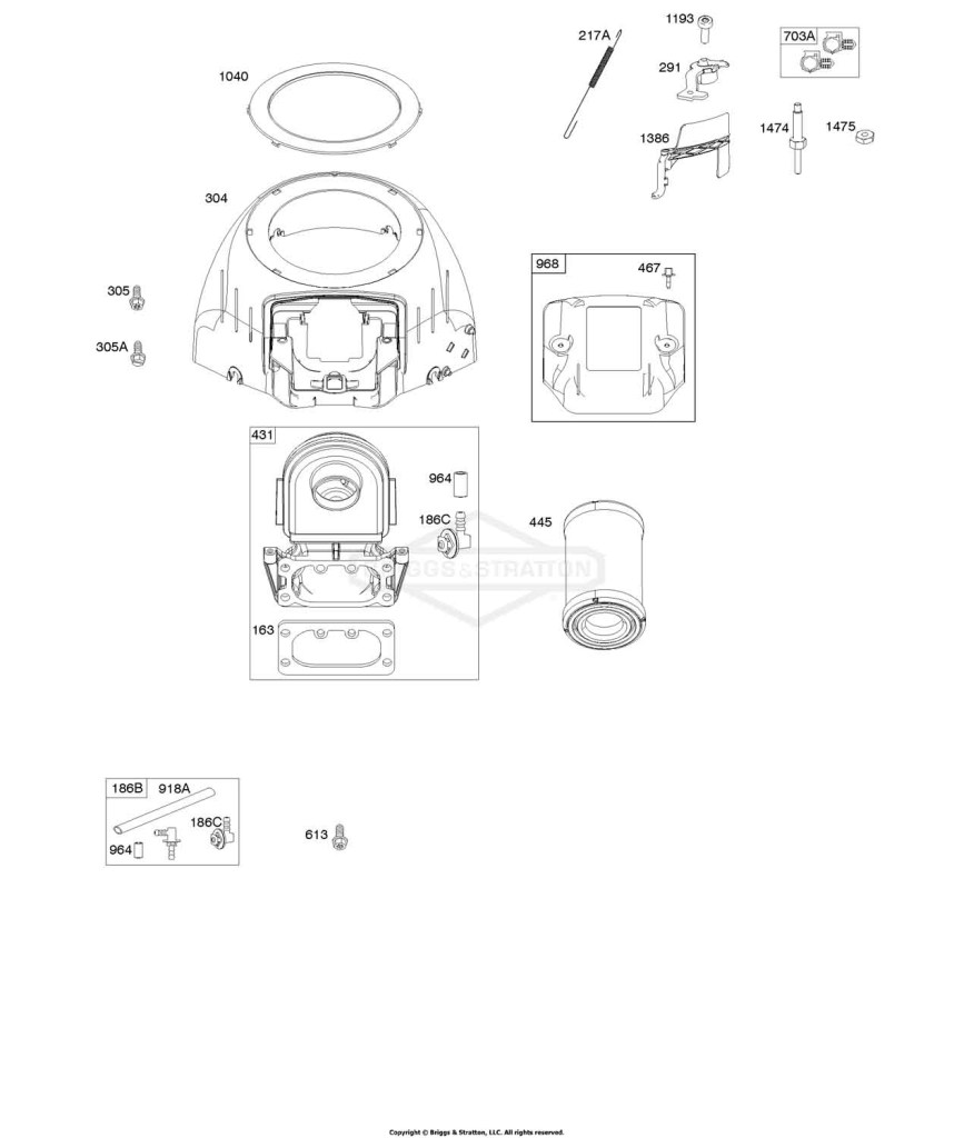 Blower Housing, Air Cleaner