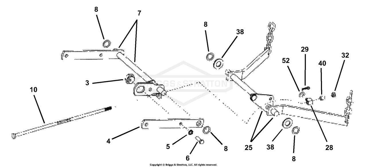 38 Mower Deck Assembly (Part 2)