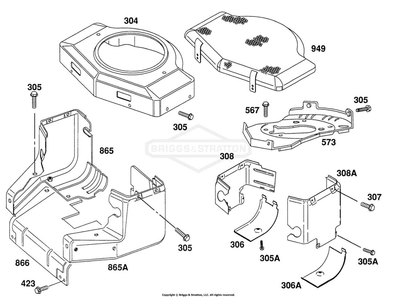 Blower Hsg, Air Guides
