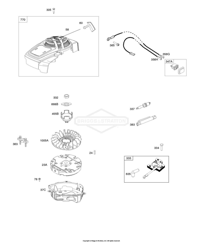 Armature, Flywheel, Ignition, Rewind/Blower Housing