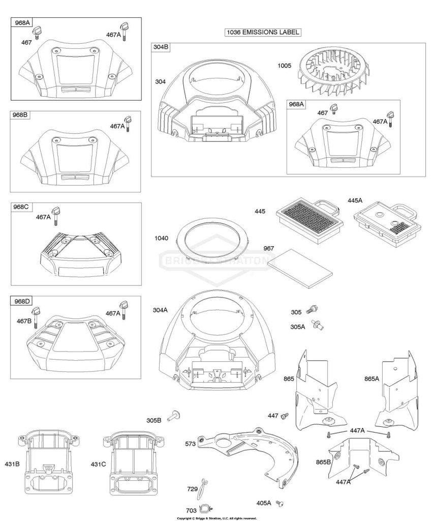 Air Cleaner, Blower Housing