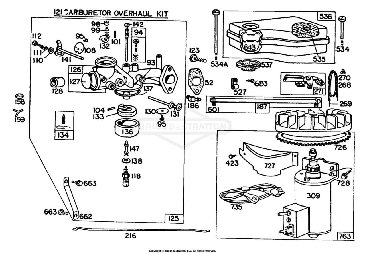 Carburetor,A/C Grp,Muffler