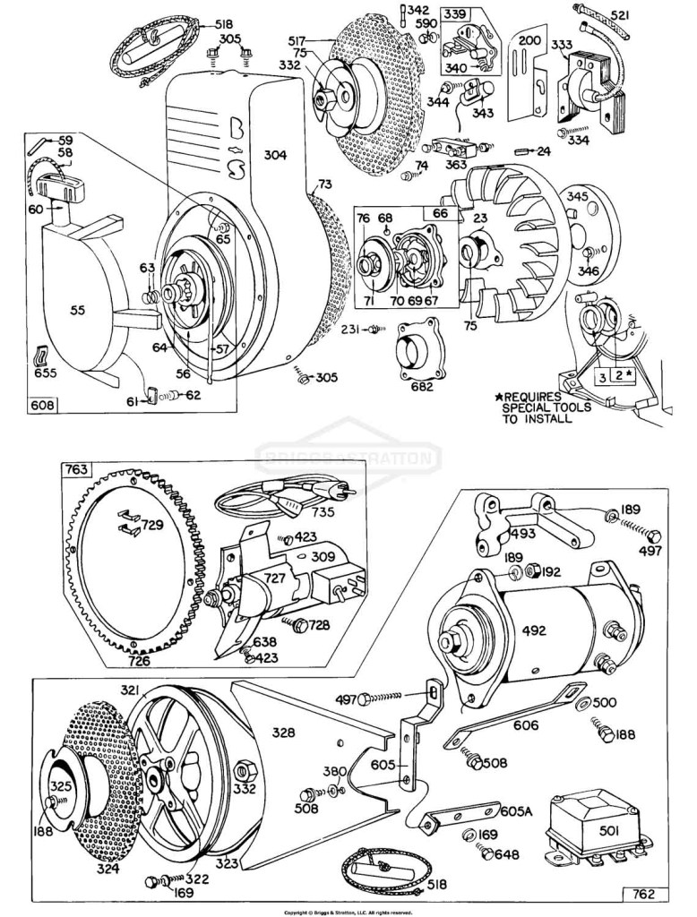 BlowerHsg,Rewind,Elec. Start