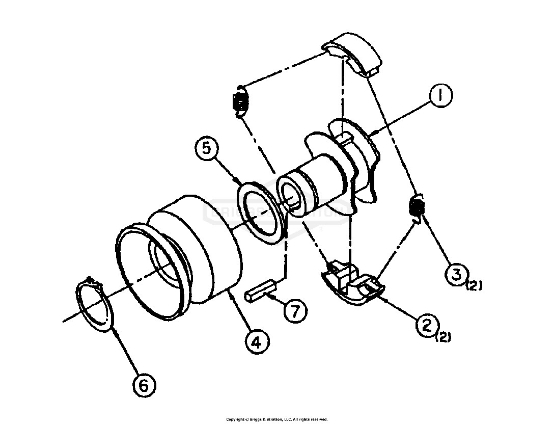 Clutch, 3/4 Bore - 3 HP & 5 HP Engines