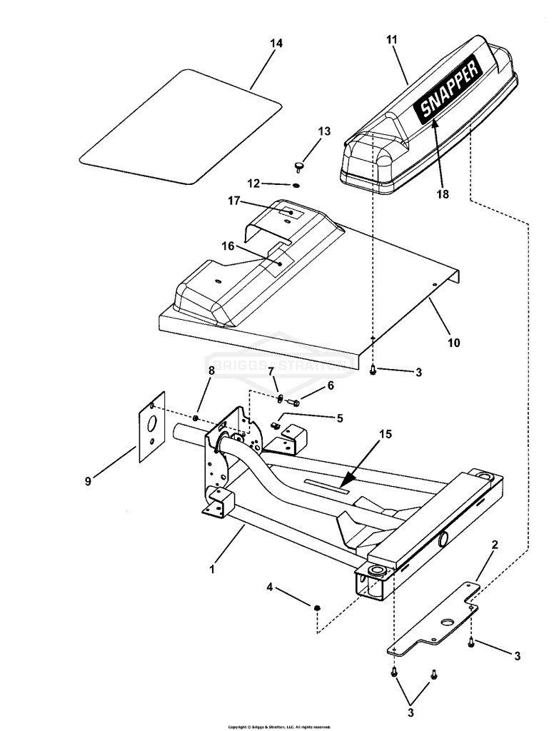 42 FRONT FRAME & COVER ASSEMBLY