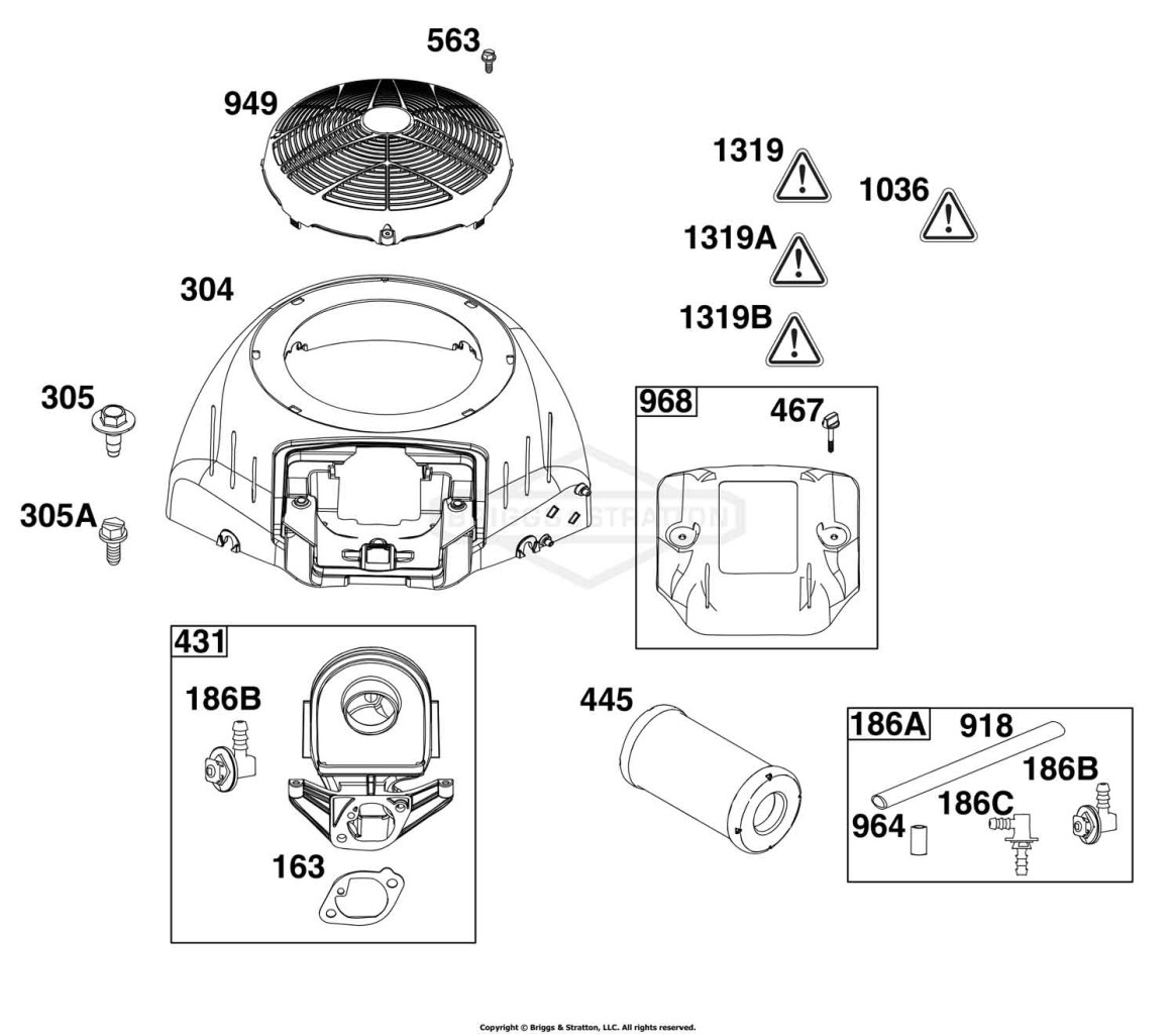 Blower Housing and Air Cleaner Group
