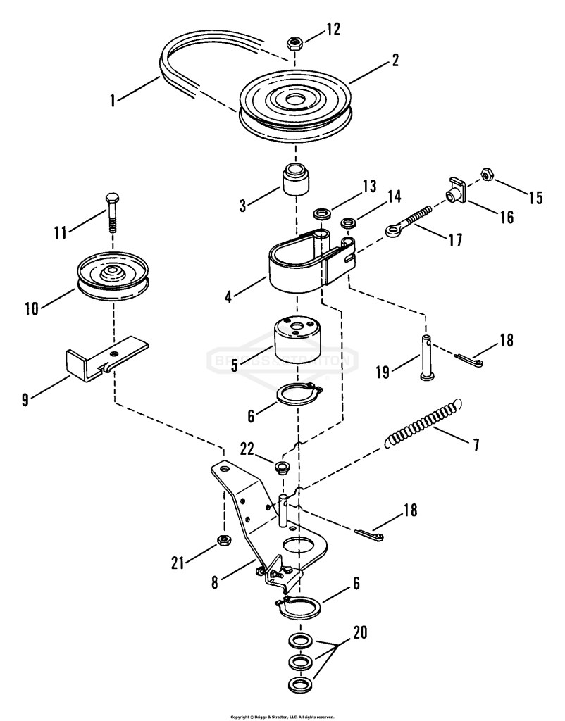 Belt, Brake, Idler Arm