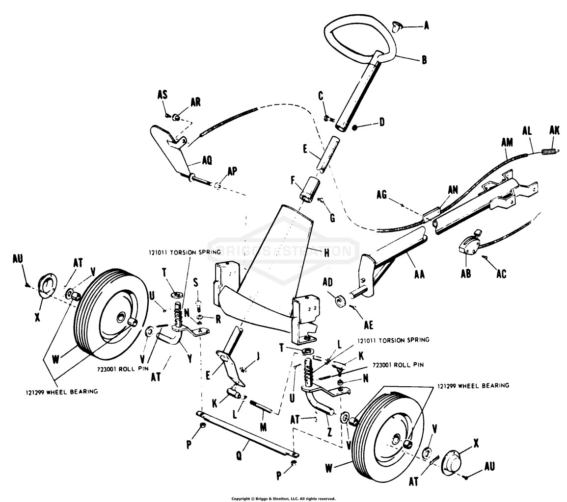 FRONT AXLE AND FRONT SUPPORT-Model 400