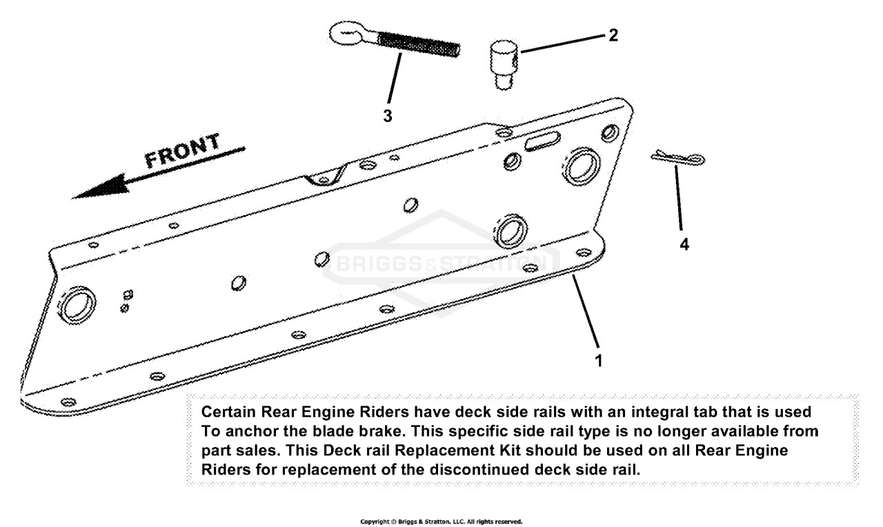 Side Rail Replacement Kit