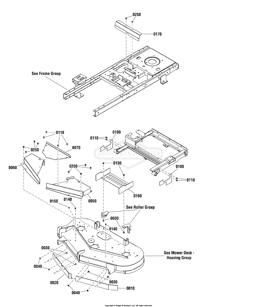 48 Mower Deck - Guarding Group, Susp