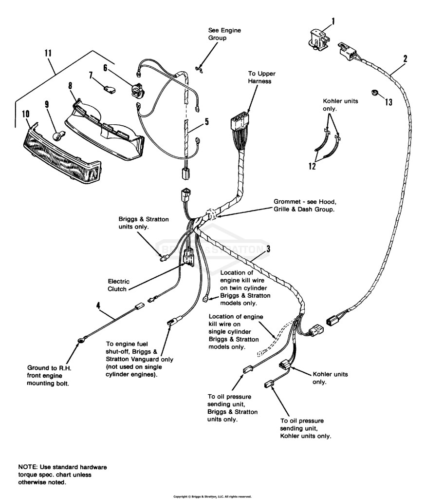Electrical Group - Lower Harness