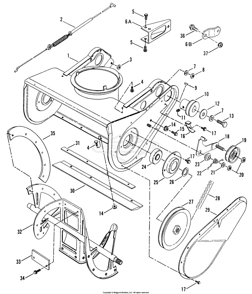 Collector Housing, Belts, Pulleys, Auger