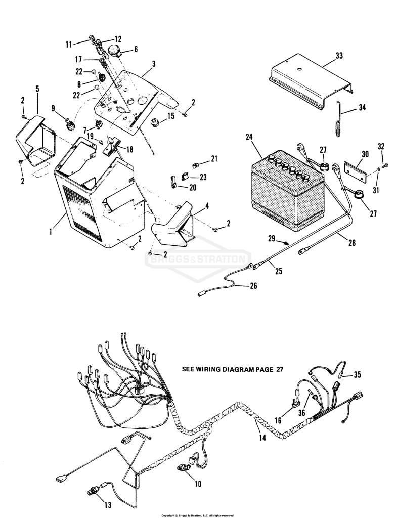 CONTROLS AND BATTERY