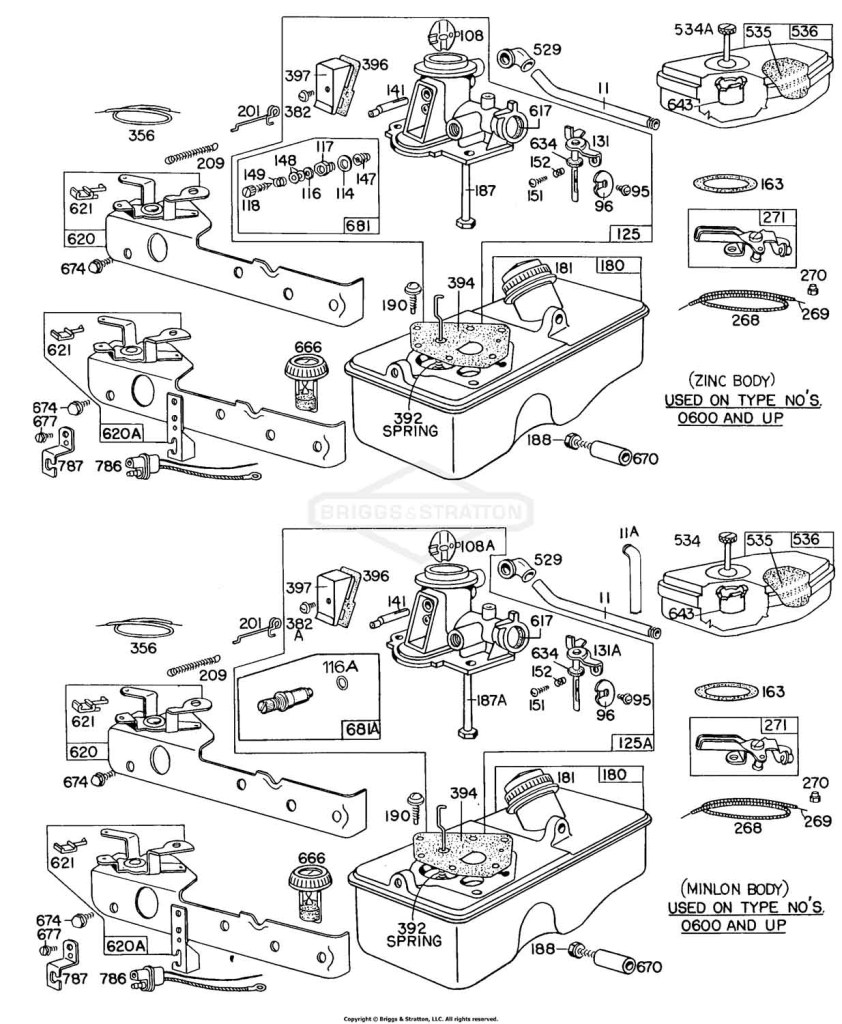 Carburetor and Fuel Tank Assy.