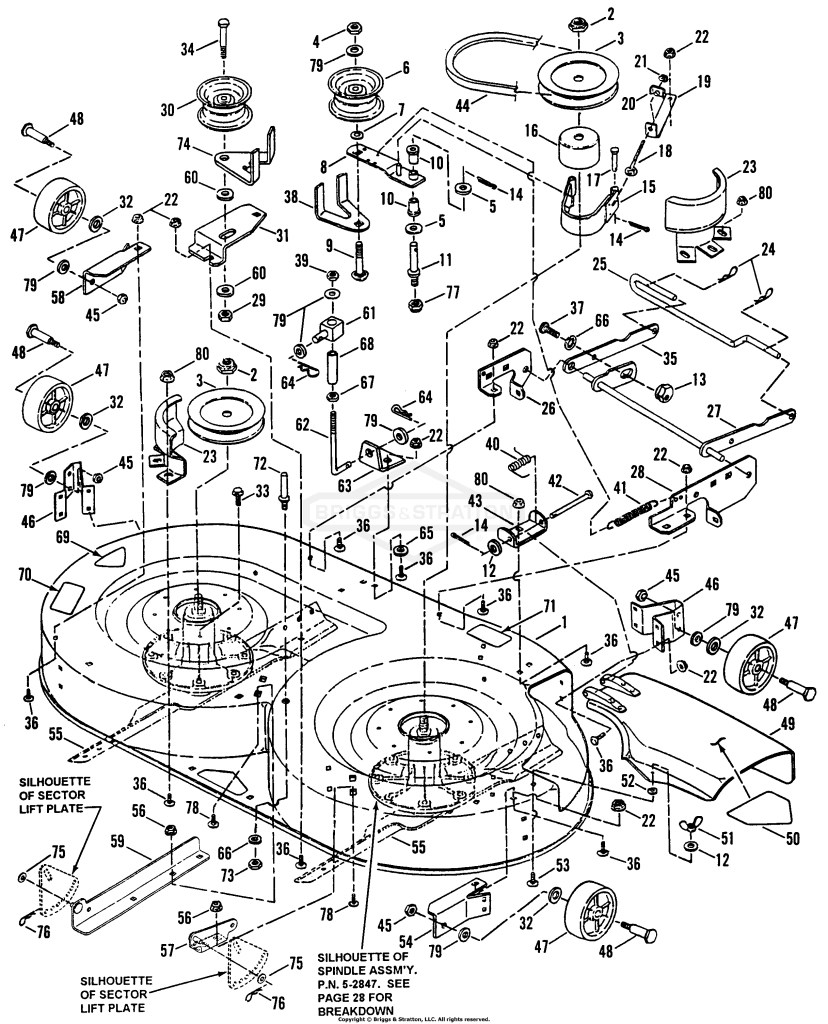 38 Cutting Deck, Belts, Brakes