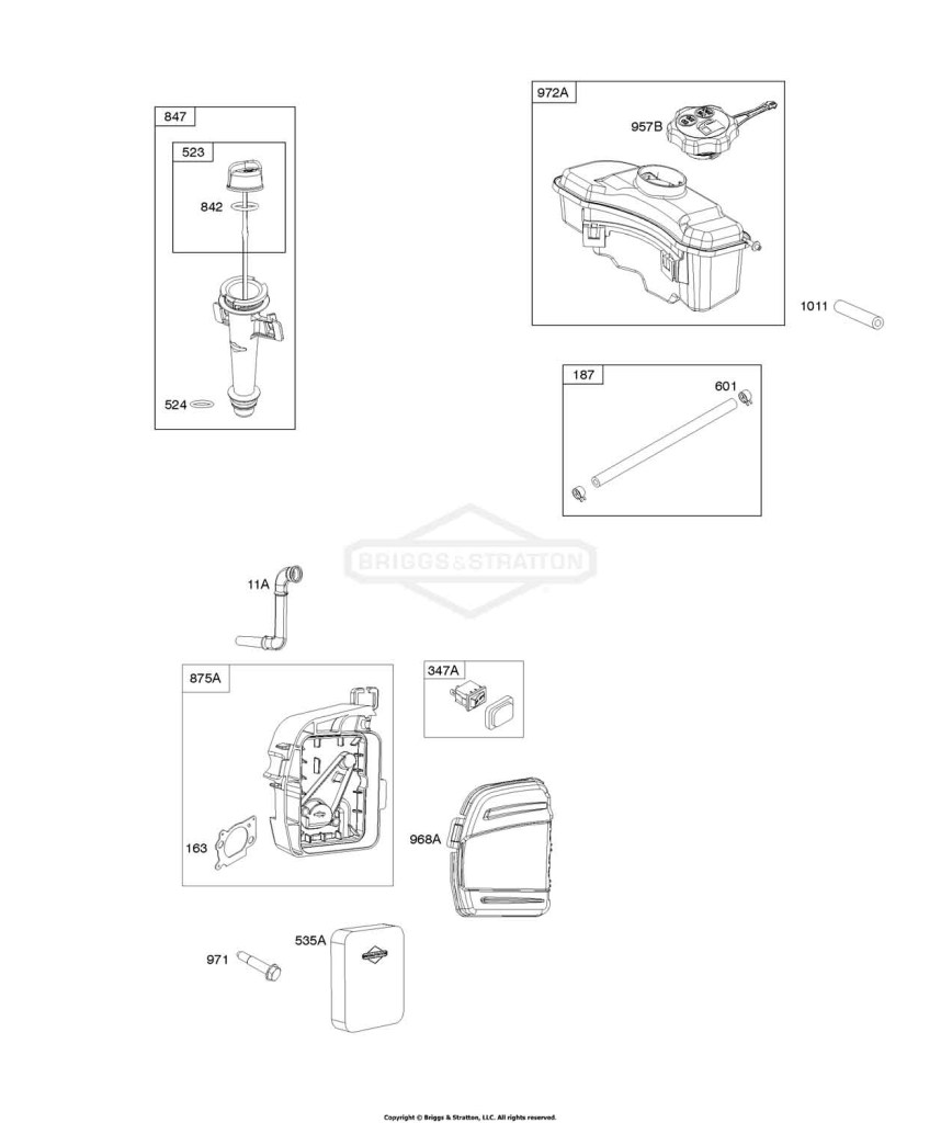 Air Cleaner, Fuel Supply, Lubrication