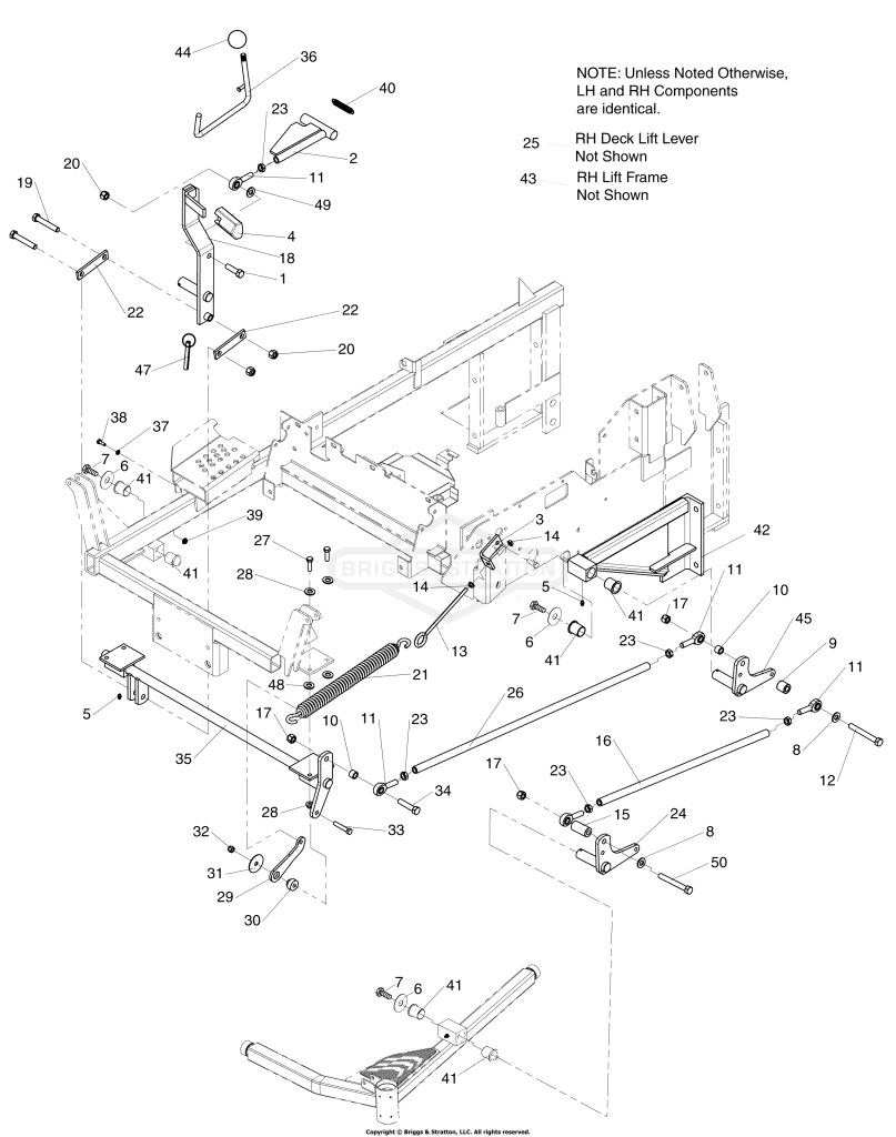Deck Lift Group (S/N: 2000729894 & Above)