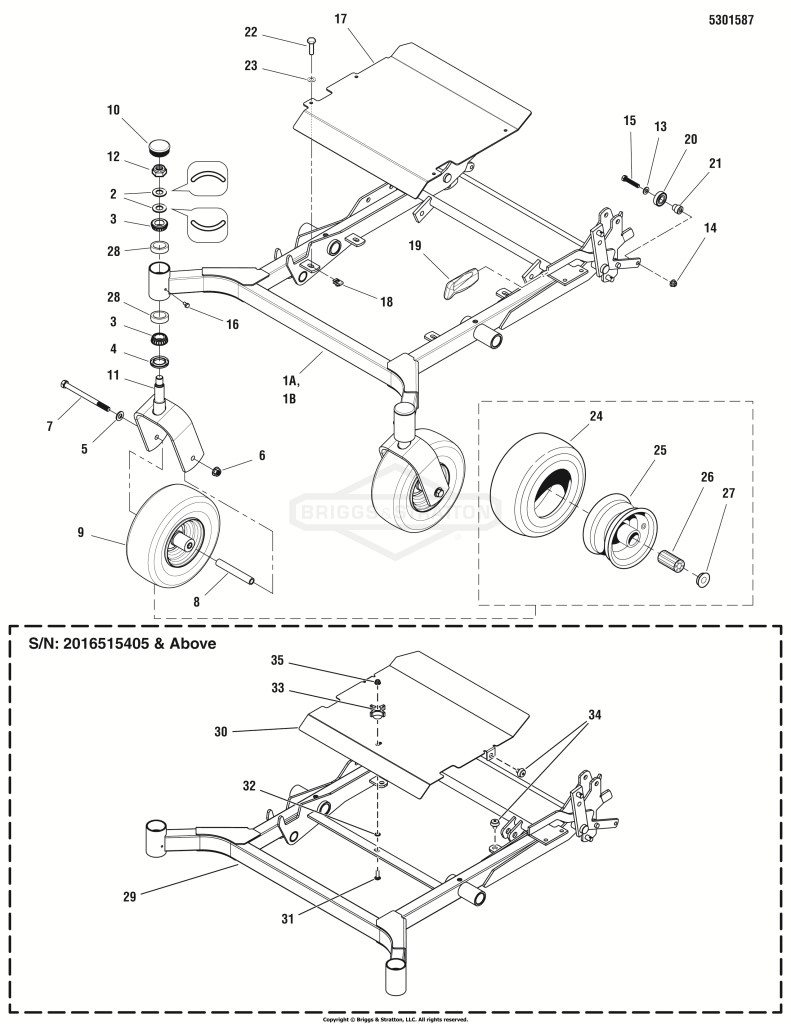 61 Mower Deck - Front Frame