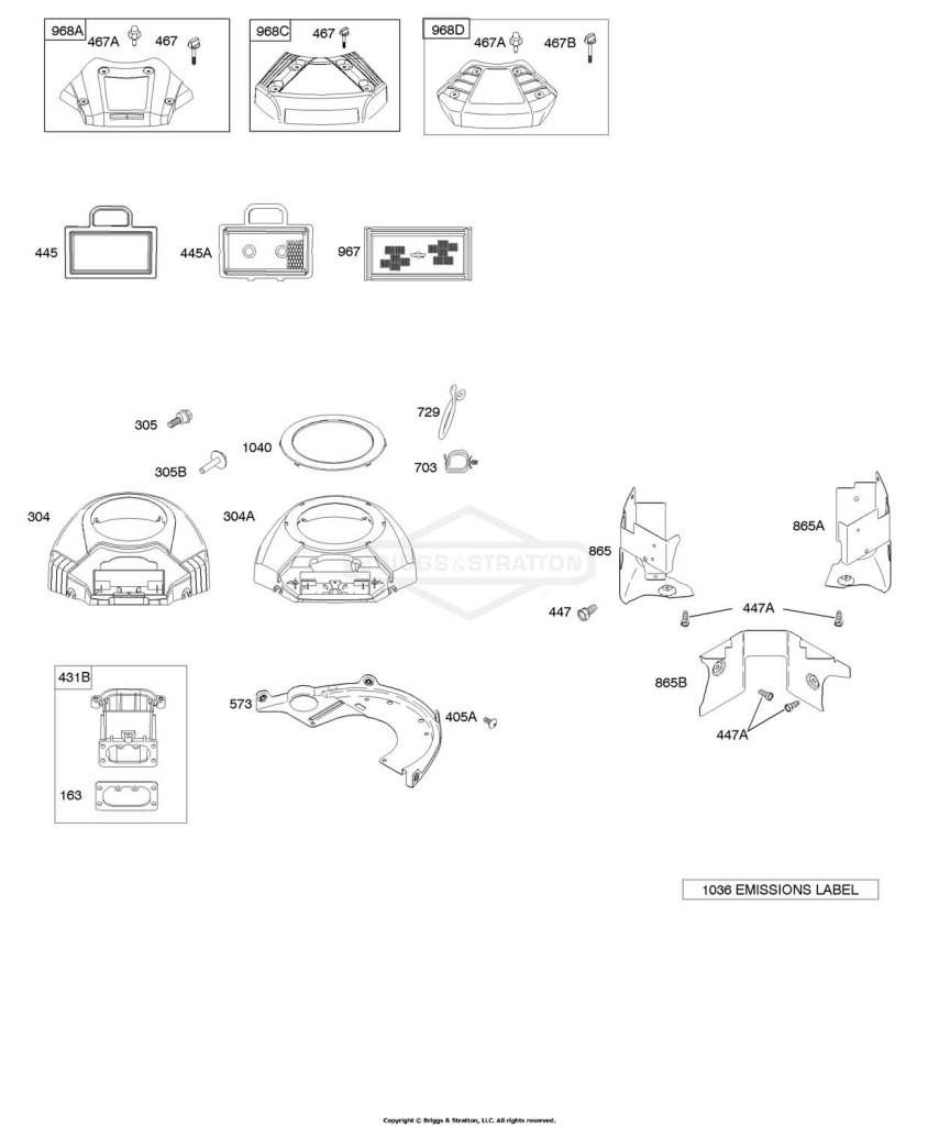 Air Cleaner, Blower Housing
