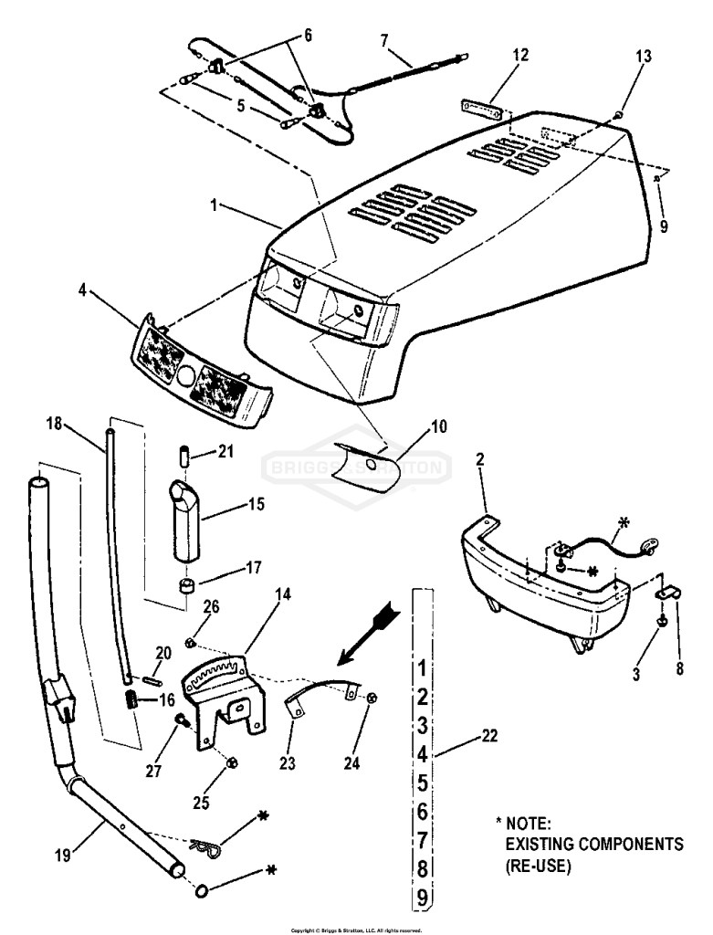 Hood Replacement Kit