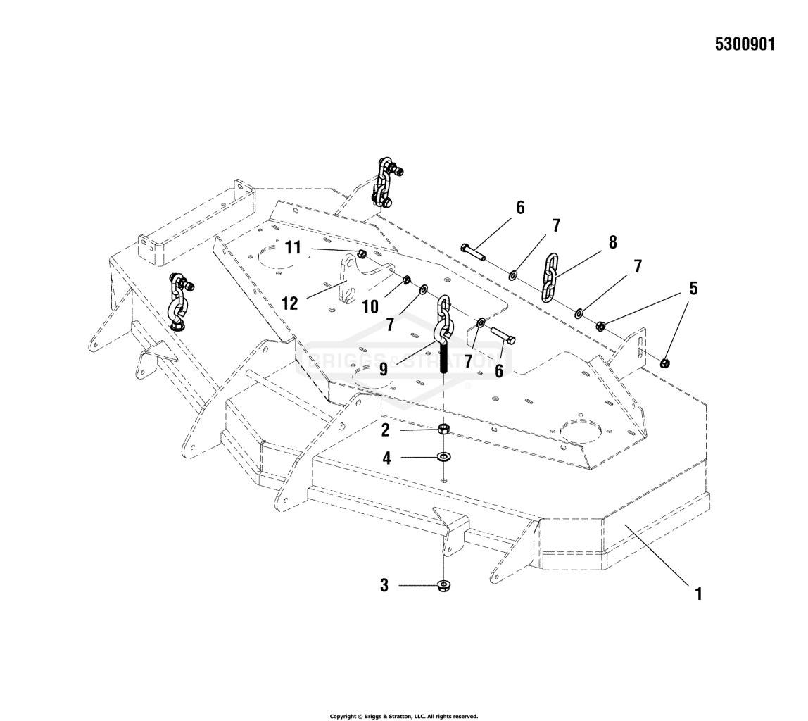 48 & 52 Mower Deck - Hanger Chains