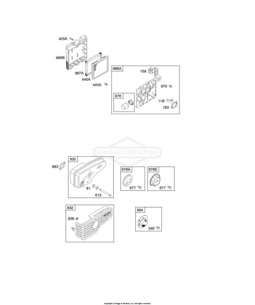 Air Cleaner, Exhaust System