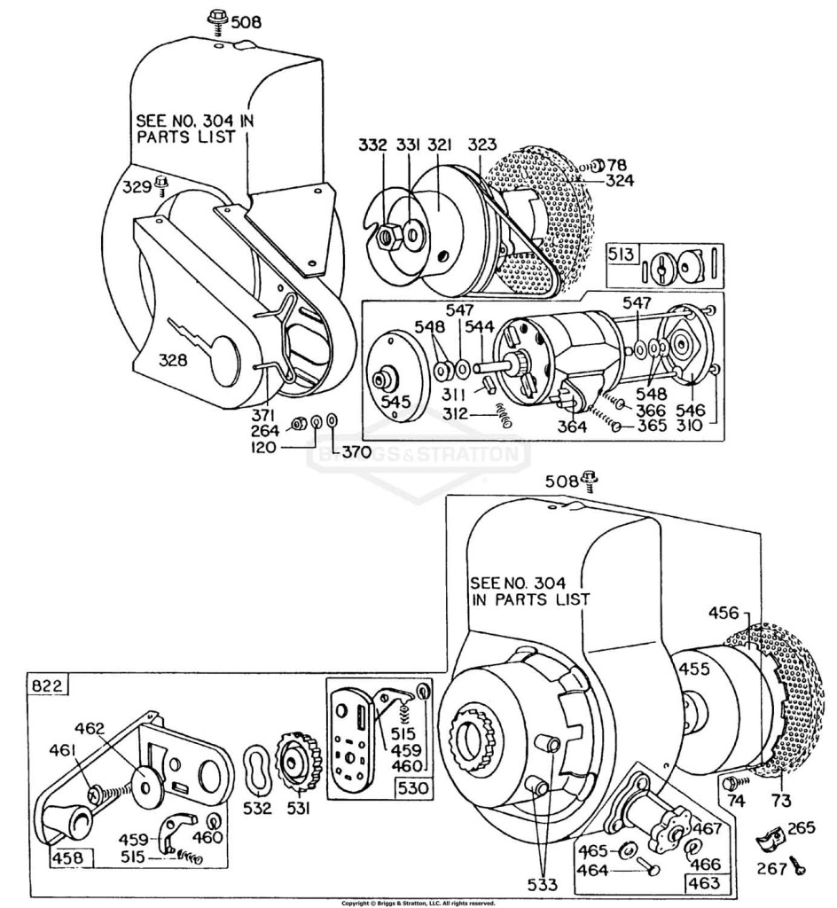 Blower Hsgs,Rewind Starters