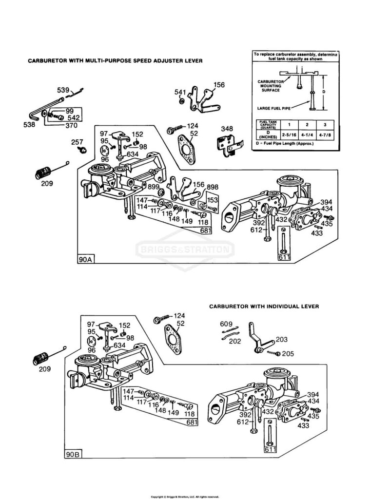 (2) Carburetor Assemblies