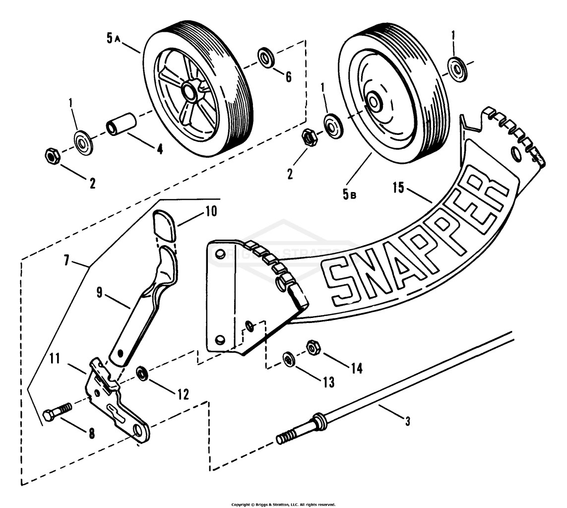 Front Wheels, Bracket, Latches
