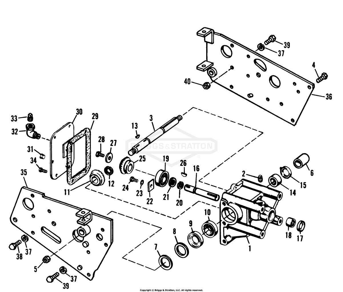 BEVEL GEAR HOUSING