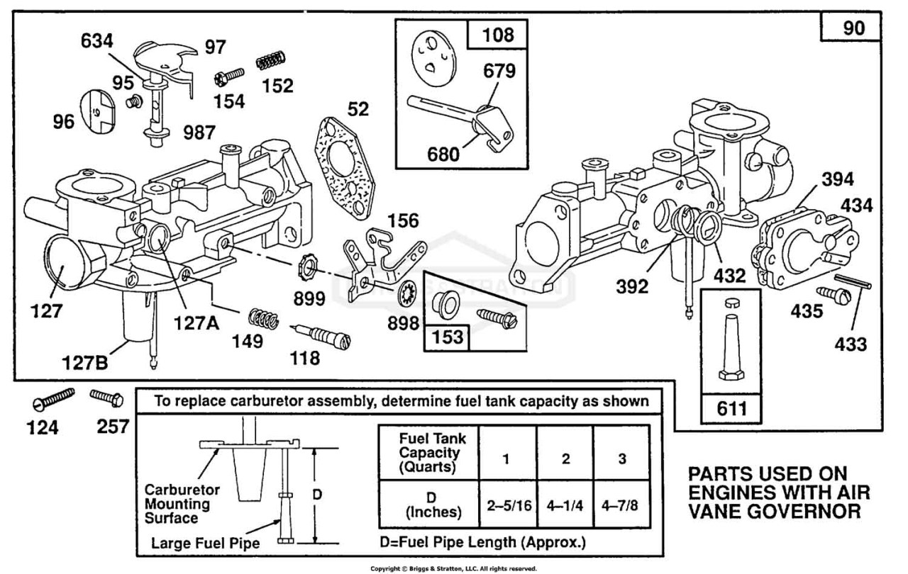 AirVaneGov. Carburetor Assy.