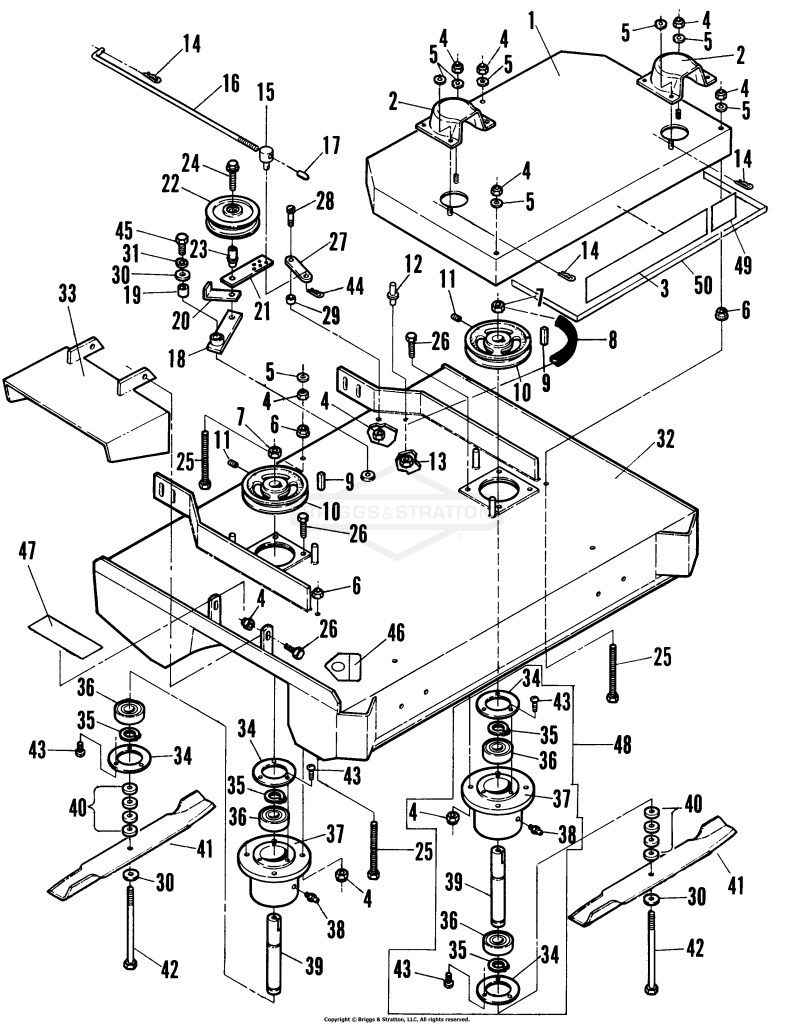 36 Mower Deck