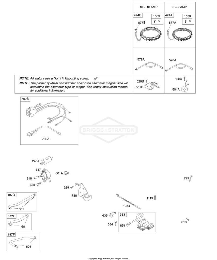 Alternators, Fuel Supply, Ignition