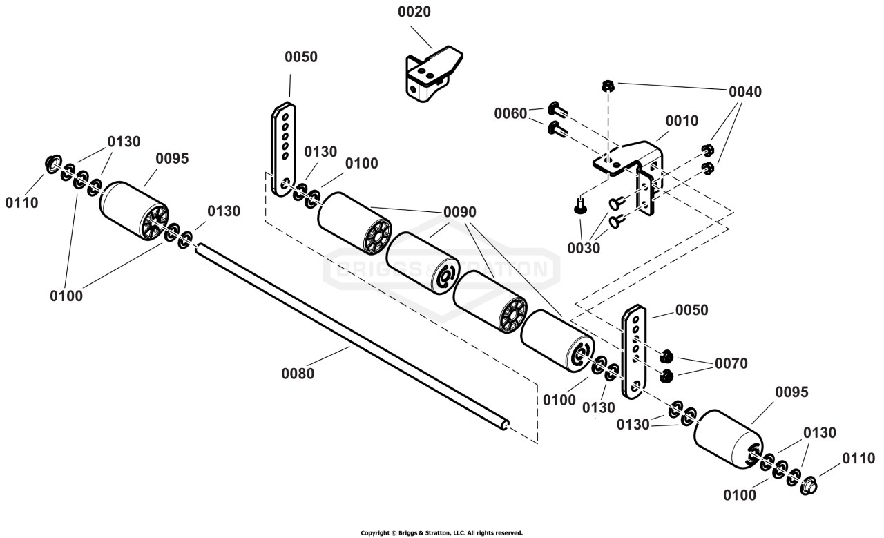 48 Mower Deck - Roller Group