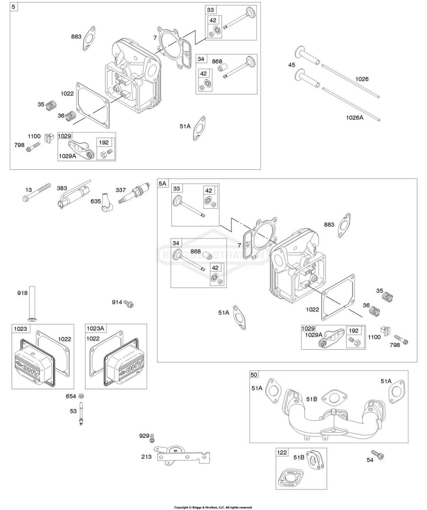 Cylinder Head, Rocker Arm Cover, Intake Manifold