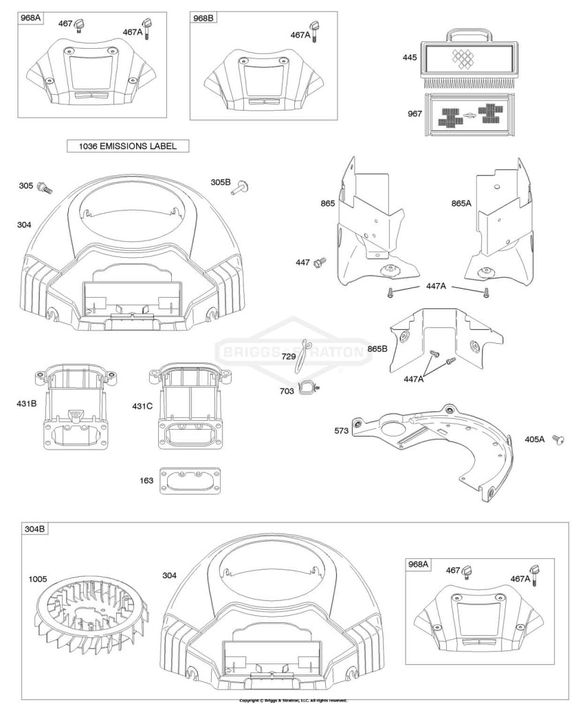 Air Cleaner, Blower Housing