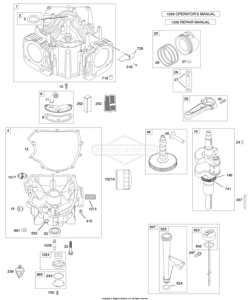 Camshaft, Crankshaft, Cylinder, Engine Sump, Lubrication, Piston, Rings, Connecting Rod