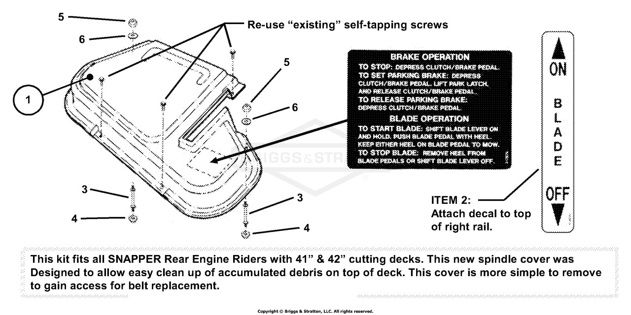Spindle Cover Kit