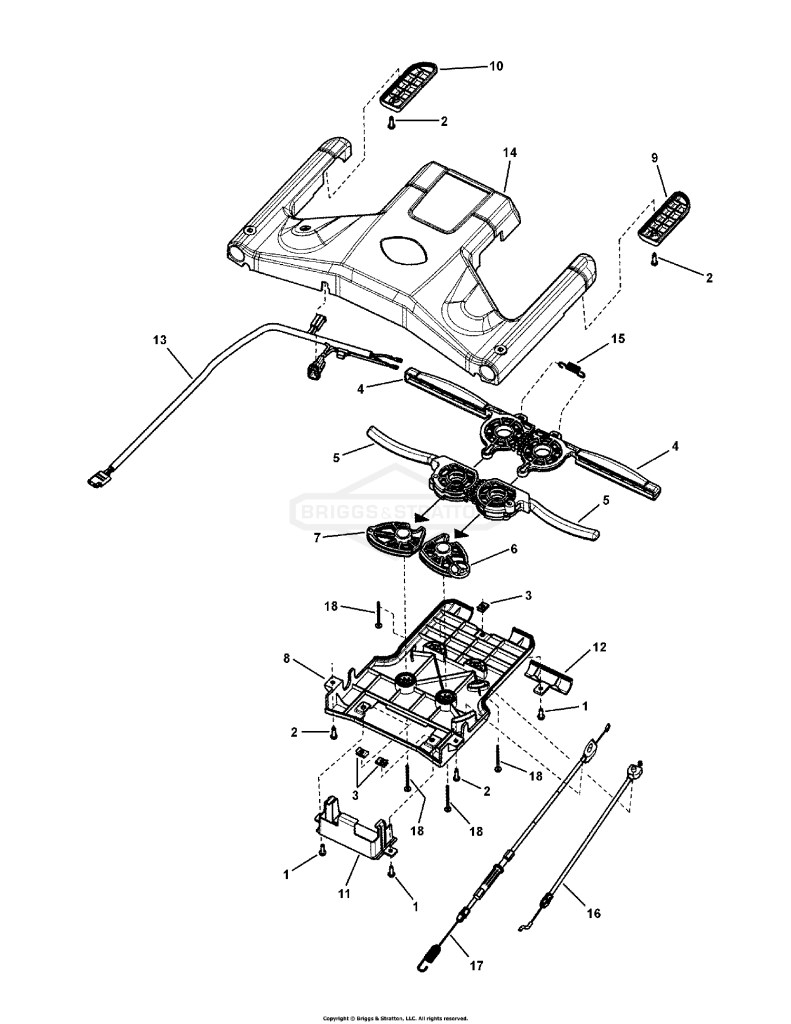 Drive Control Assembly - Electric Start