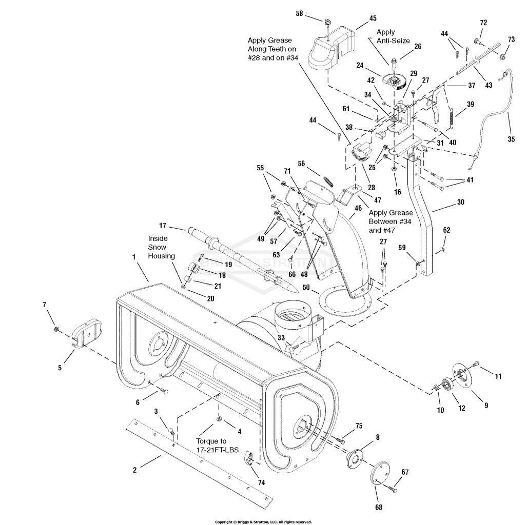 Auger Housing & Chute Group