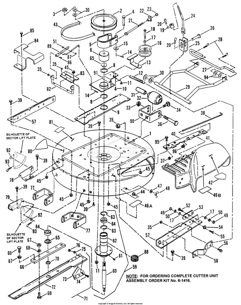 33 Cutting Deck, Belts, Brakes