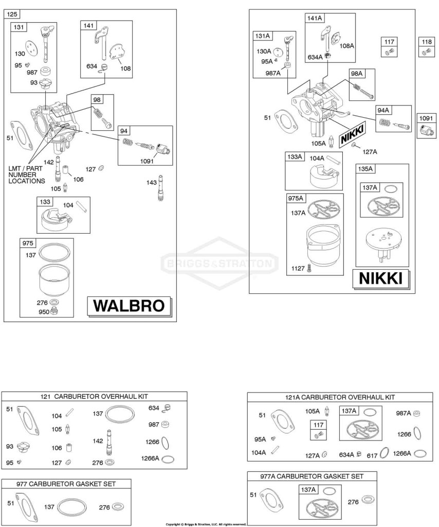 Carburetor, Kit/Gasket Sets - Carburetor