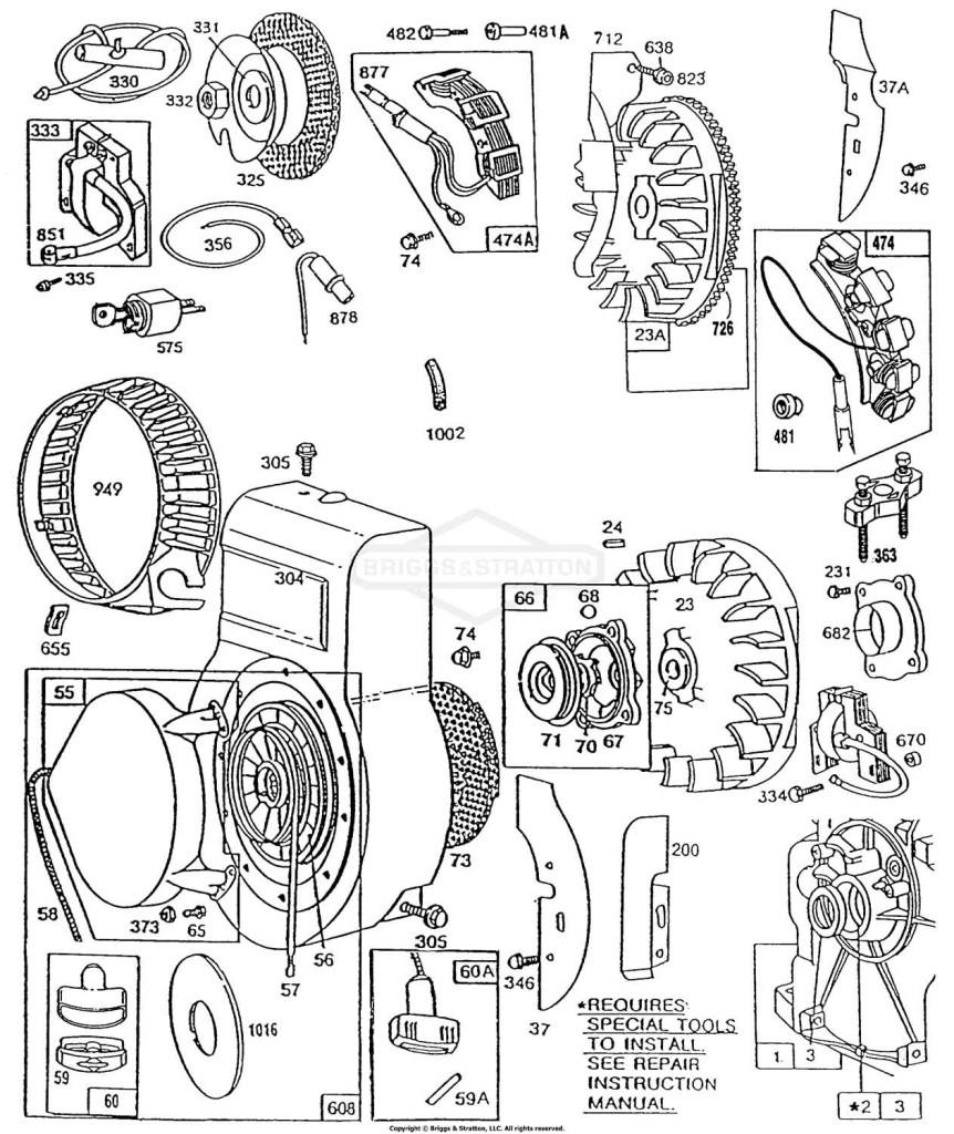 Blower Hsg,Flywheel,Rewind