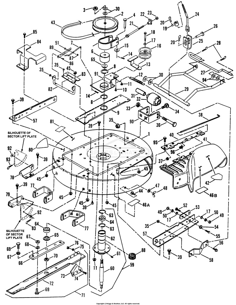 33 Cutting Deck, Belts, Brakes