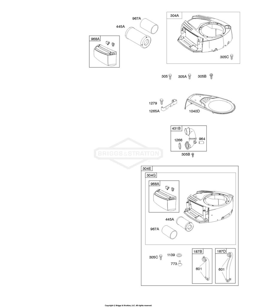 Air Cleaner, Blower Housing